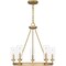 Quoizel Kelleher Chandelier 5 Lights Nouveau Painted Weat KEL5025NWS - alternate 4